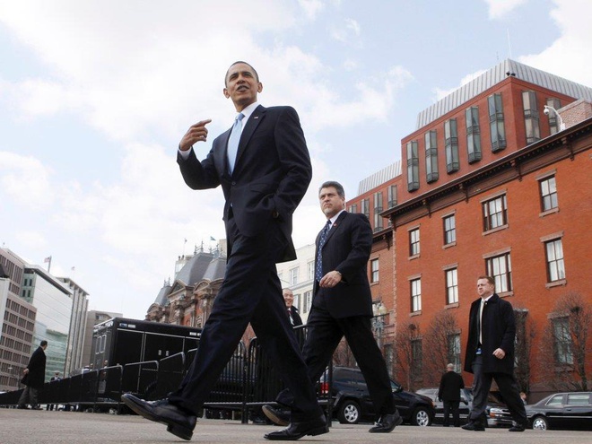 Nhà khách tổng thống Blair House là nơi tiếp đón các nguyên thủ quốc gia và quan chức đến thăm Mỹ. Ảnh: Reuters
