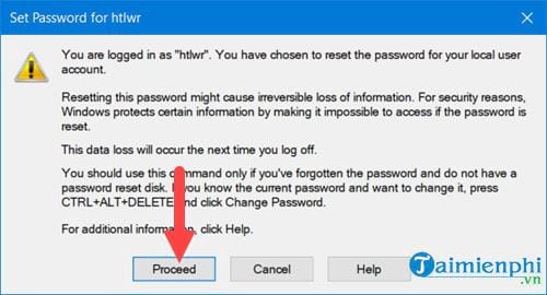 Cách lấy lại mật khẩu Windows 10 bị quên  