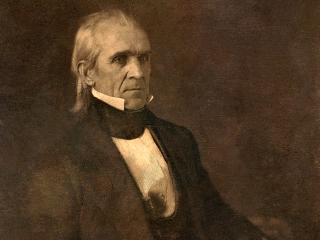 James Knox Polk, Tổng thống thứ 11 của Mỹ. Ảnh: Wikimedia