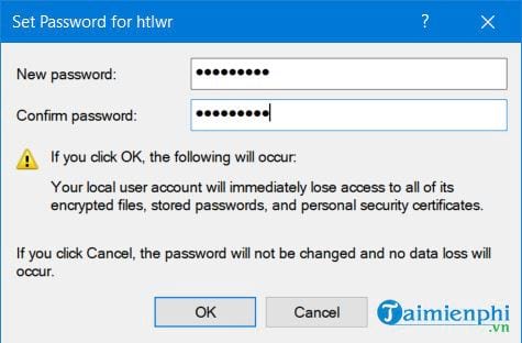 Cách lấy lại mật khẩu Windows 10 bị quên  