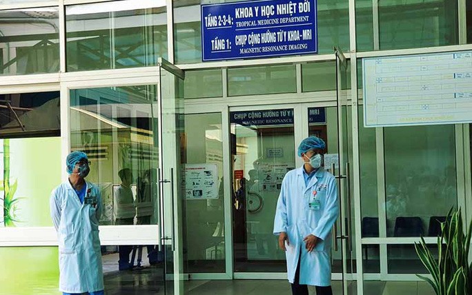 Khu vực cách li điều trị bệnh nhân COVID-19, Bệnh viện Đà Nẵng. Ảnh: nhandan