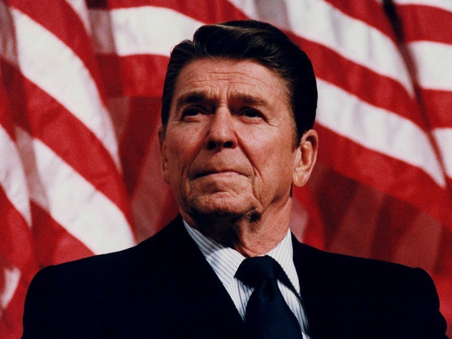Ronald Wilson Reagan, tổng thống thứ 40 của Hoa Kỳ. Ảnh: Wikimedia Commons