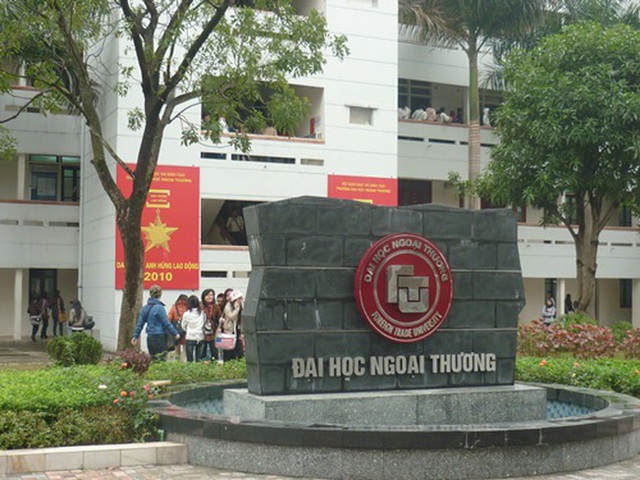 Trường Đại học Ngoại thương Hà Nội. Ảnh: internet.