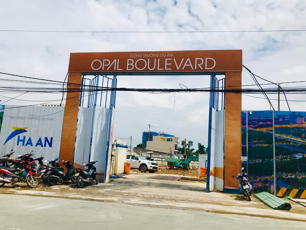 Đất Xanh vẫn chưa kịp ghi nhận doanh thu từ dự án Opal Boulevard. Ảnh: Dân Việt