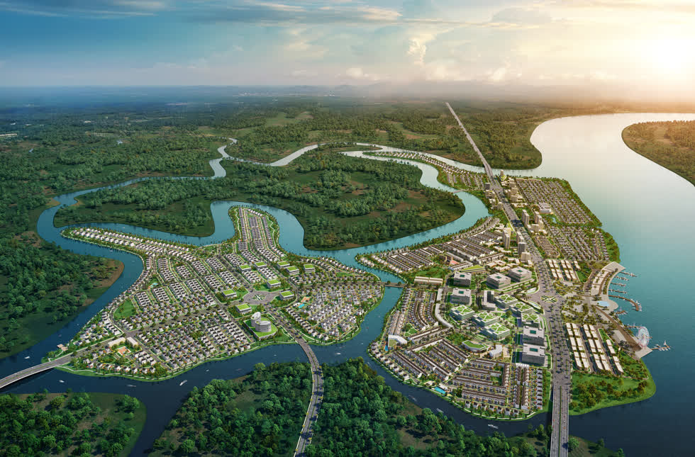 Phối cảnh dự án Aqua City tại Đồng Nai của Novaland. Ảnh: Novaland Group