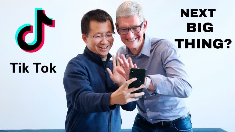 Cha đẻ TikTok Trương Nhất Minh có mối quan hệ rất tốt với nhiều doanh nhân Mỹ, trong ảnh là CEO Apple Tim Cook. Ảnh: YouTube/Success Rundown