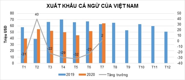 Xuất khẩu cá ngừ Việt Nam sang Ba Lan tăng hơn 200%