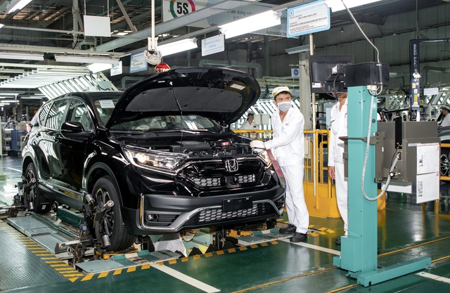 Cuối tháng 7 vừa qua, những chiếc Honda CR-V lắp ráp tại Việt Nam đã được hãng cho ra mắt.