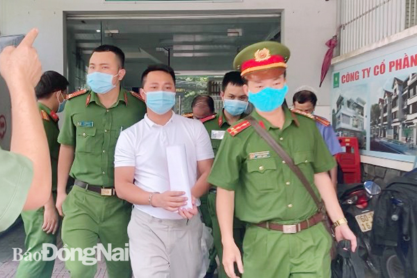 Đỗ Sơn Tùng, Giám đốc Công ty bất động sản nhà đất Đồng Nai bị bắt. Ảnh: báo Đồng Nai.