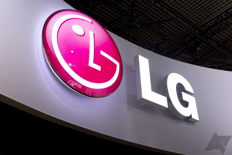 Logo của công ty công nghệ LG. 