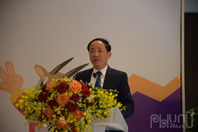 Ông Phạm Anh Tuấn, Thứ trưởng Bộ Thông tin và Truyền thông phát biểu tại hội nghị