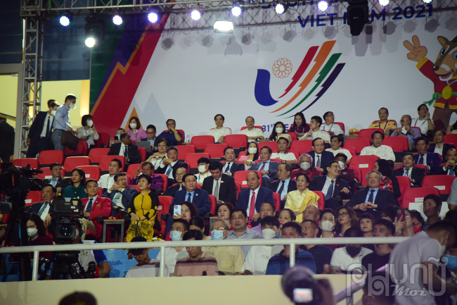 Các đại biểu tham dự Lễ khai mạc SEA Games 31.