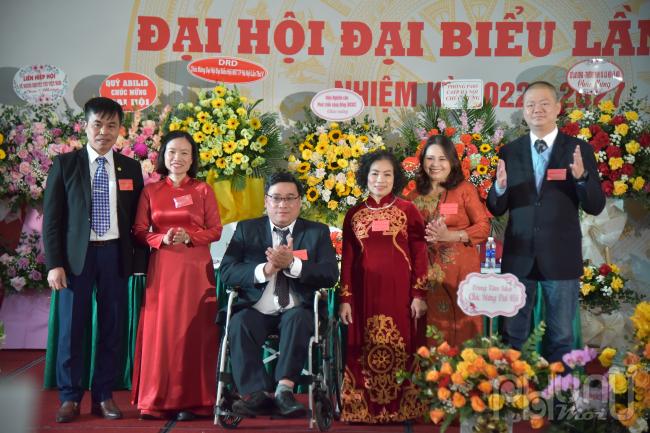 Ban lãnh đạo Hội Người khuyết tật TP Hà Nội nhiệm kỳ 2022 - 2027 ra mắt