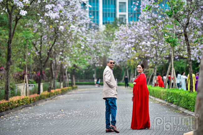 Hoa ban là loài hoa đặc trưng của vùng Tây Bắc, loài hoa này được trồng nhiều trên đường, phố, công viên tại Hà Nội từ hàng chục năm trước.