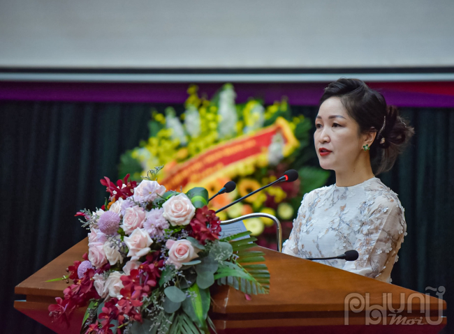 TS Phan Thị Thuỳ Trâm, tổng thư ký Hội Nữ trí thức VN công bố danh sách 51 nữ trí thức tiêu biểu ngành Y 