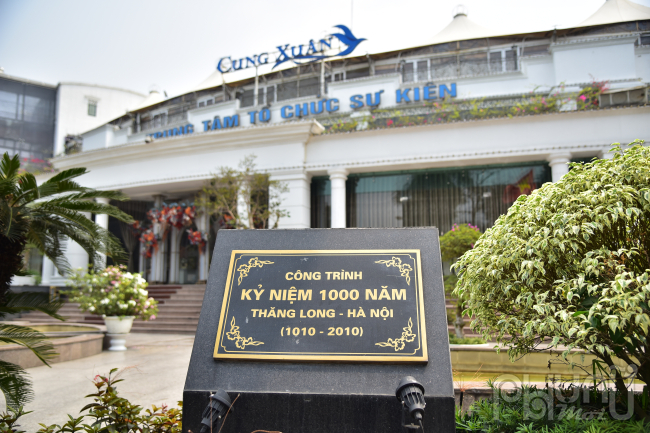 Khu vực thuộc công trình kỷ niệm 1.000 năm Thăng Long – Hà Nội, nay là trung tâm tổ chức sự kiện Cung Xuân.