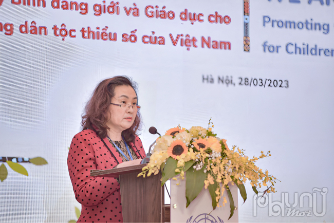Bà Bế Thị Hồng Vân, Phó Vụ trưởng Vụ Chính sách dân tộc, Ủy ban Dân tộc