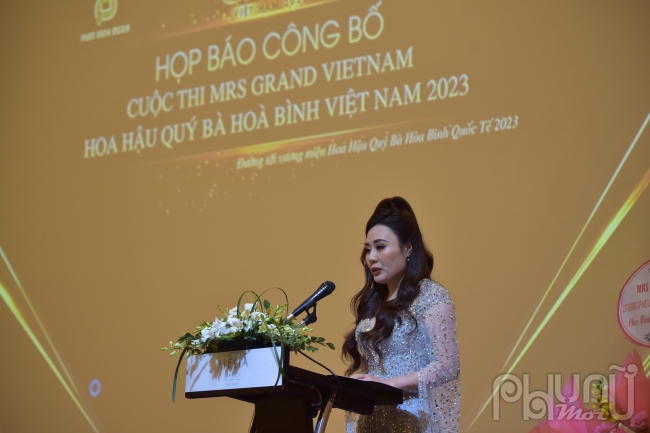 Hoa hậu Phan Kim Oanh, Trưởng ban tổ chức Cuộc thi Mrs Grand Việt Nam 2023 - Hoa hậu Quý bà Hòa bình Việt Nam 2023