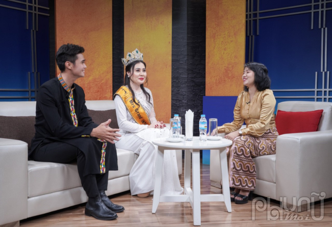 Hoa hậu Phan Kim Oanh để lại ấn tượng với truyền thông Myanmar