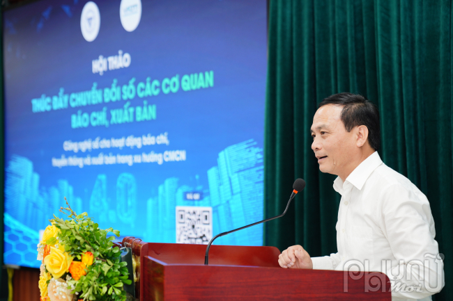 PGS.TS Phạm Ngọc Linh, Phó Chủ tịch Liên hiệp các Hội Khoa học và Kỹ thuật Việt Nam (Vusta) phát biểu khai mạc