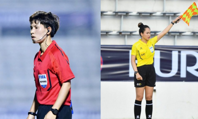 Hai trọng tài Việt Nam sẽ điều hành tại Vòng chung kết Giải bóng đá U20 nữ châu Á 2024 - Ảnh: VFF