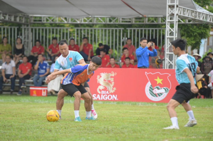 Cầu thủ trẻ của các đội bóng phong trào ở 10 tỉnh quy tụ tại Giải đá bóng giao hữu Bia Saigon Cup 2023