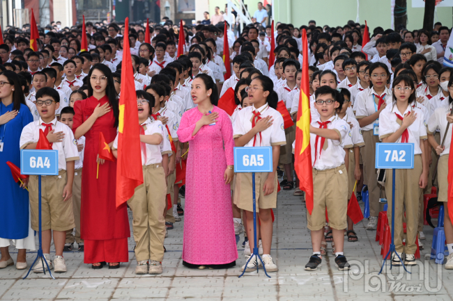 Hoà chung niềm hân hoan đón chào năm học mới của hàng triệu học sinh cả nước, hôm nay, trường THCS Thái Thịnh long trọng tổ chức lễ khai giảng năm học 2024 - 2025