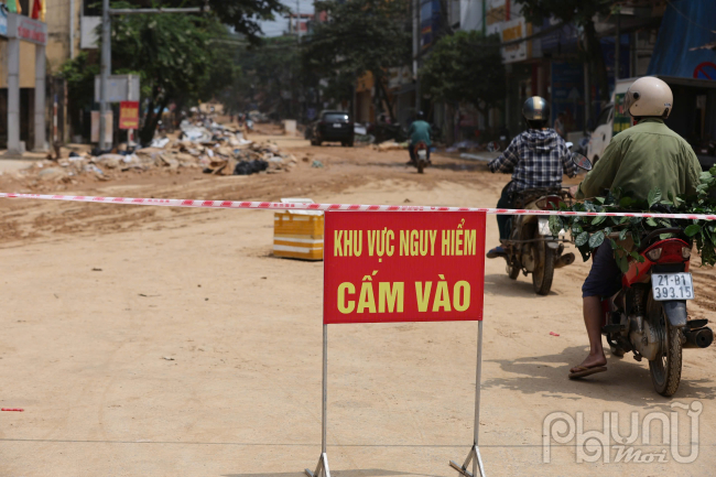 Nhiều tuyến đường vẫn nằm trong khu vực cấm vì tiền ẩn nguy cơ sạt lở