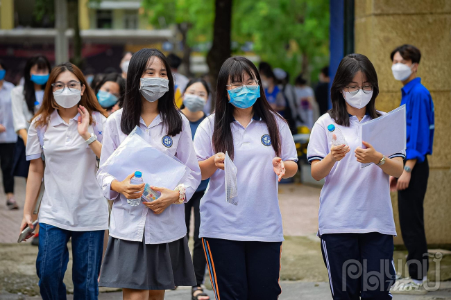 Thí sinh Hà Nội: Ảnh Hoàng Toàn