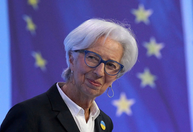 Chủ tịch ECB Christine Lagarde (Ảnh: Reuters).