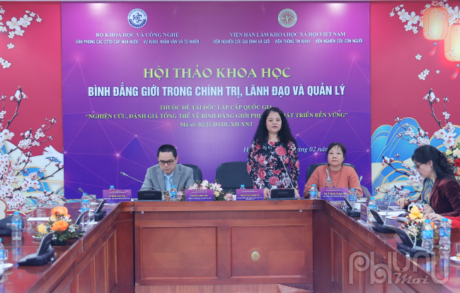 Hội thảo khoa học “Bình đẳng giới trong chính trị, lãnh đạo và quản lý”