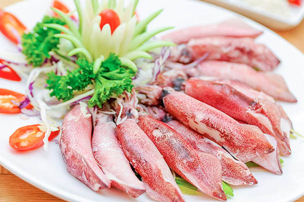 Mực hấp thơm ngon: ITN