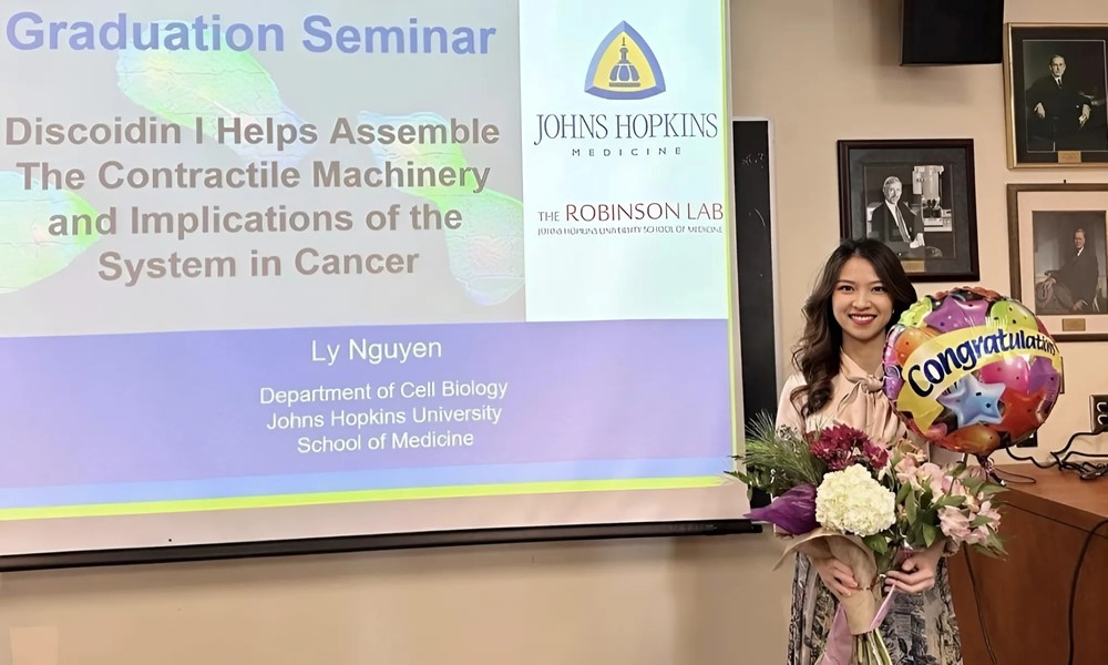 Nguyễn Thị Sao Ly cùng lúc nhận được học bổng tiến sĩ toàn phần từ 8 trường đại học hàng đầu nước Mỹ