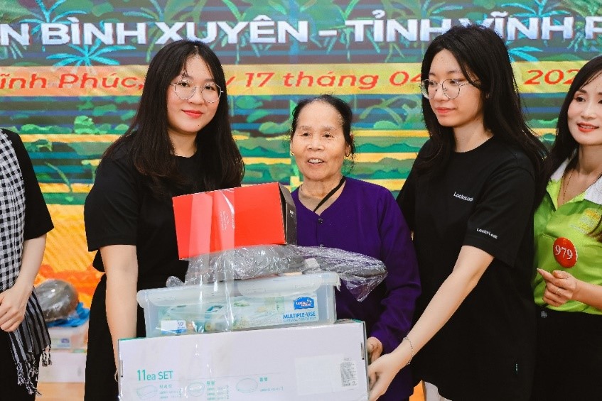 LocknLock phát huy trách nhiệm xã hội qua chương trình thiện nguyện tại Vĩnh Phúc
