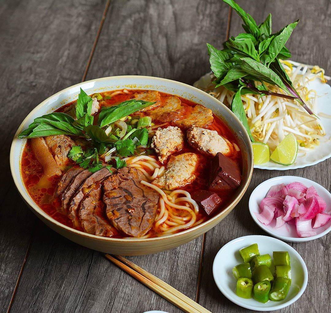 Bún bò Huế một biểu tượng ẩm thực của vùng đất cố đô. Ảnh: ITN