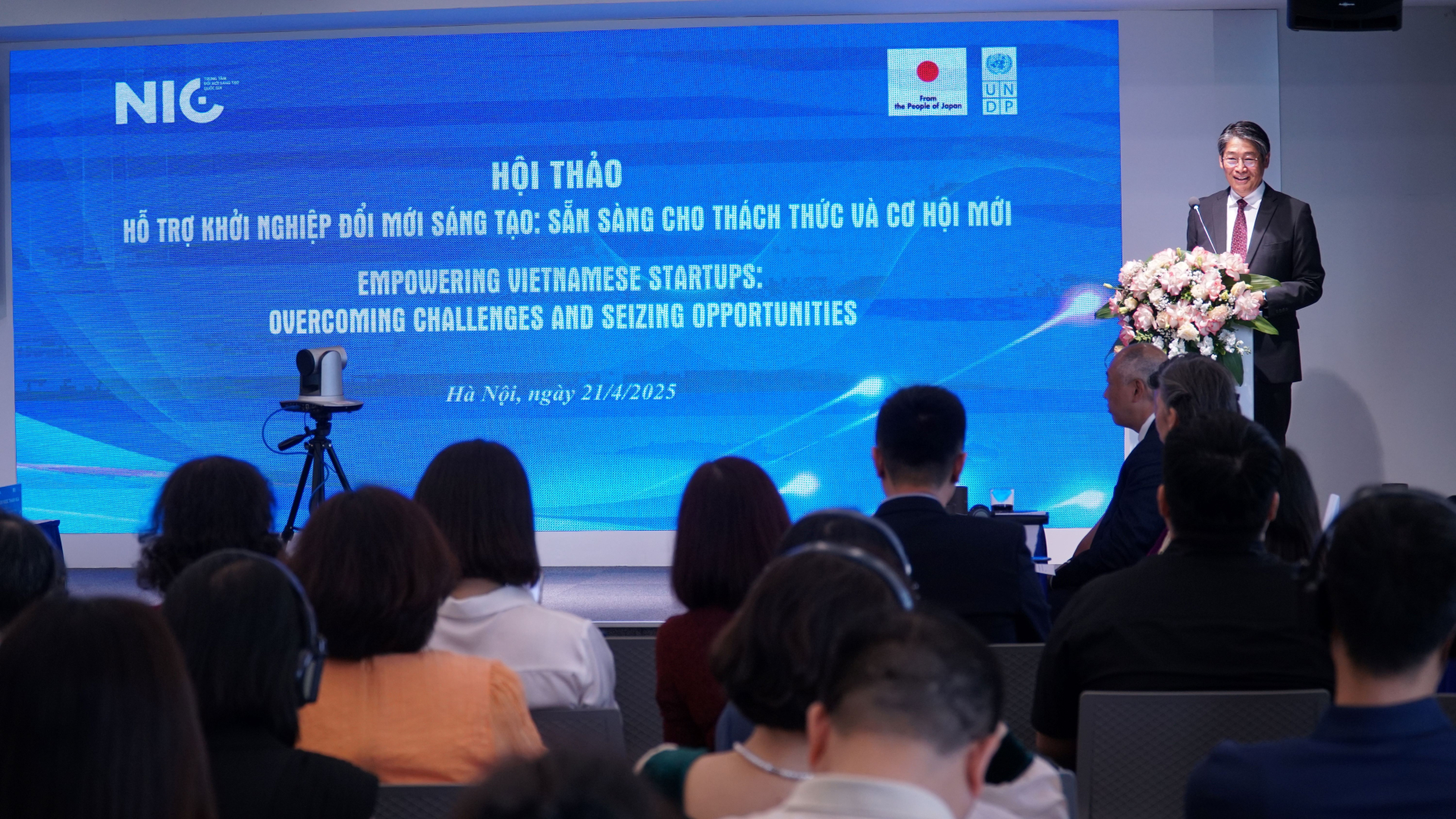Ngài ITO Naoki - Đại sứ đặc mệnh toàn quyền Nhật Bản tại Việt Nam. Ảnh: UNDP
