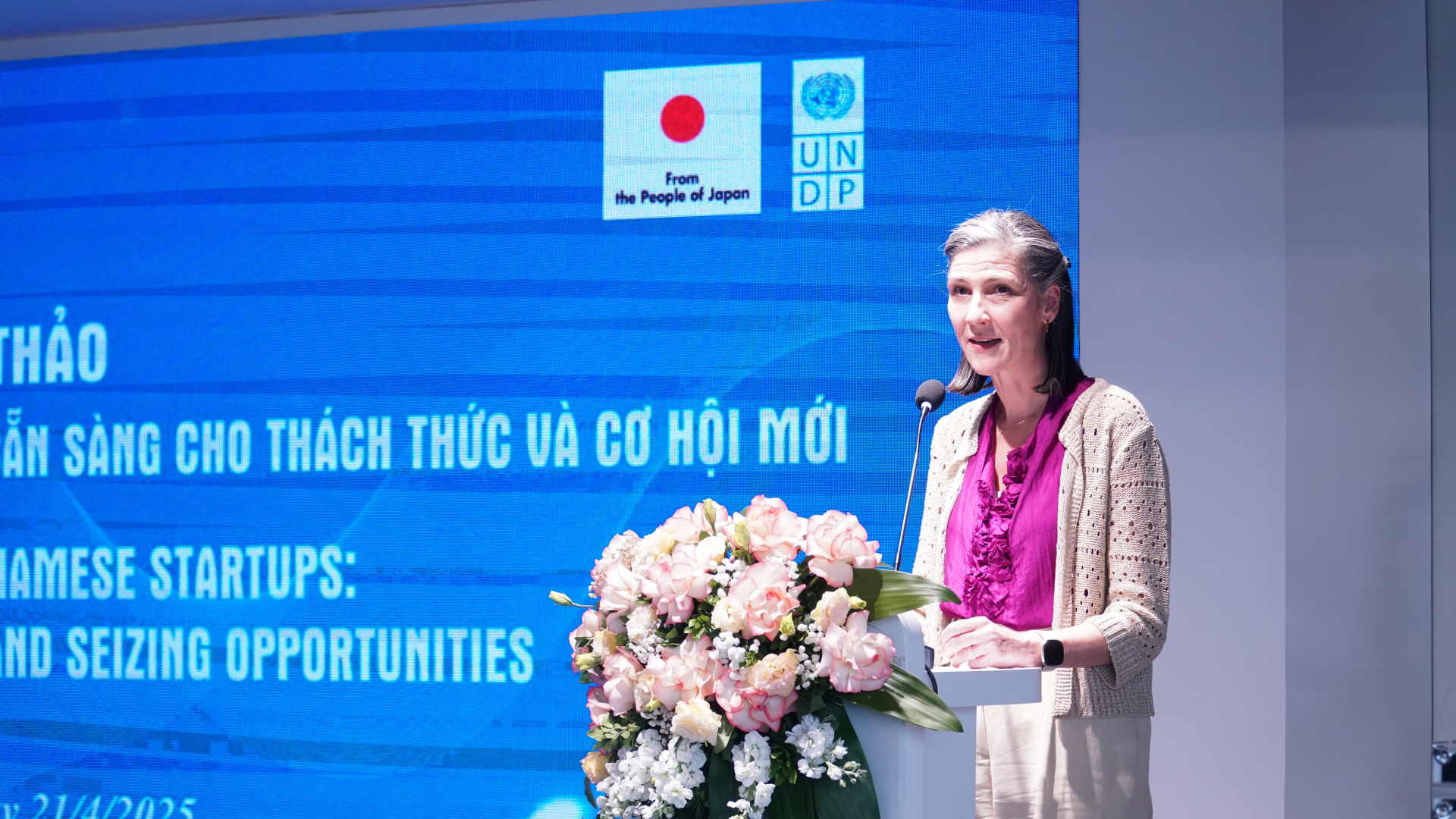 Bà Ramla Khalidi - Trưởng Đại diện thường trú UNDP tại Việt Nam. Ảnh: UNDP