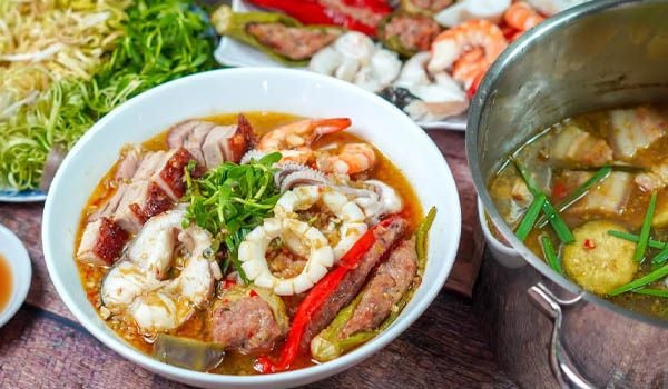 Bún mắm Sóc Trăng. Ảnh: ITN