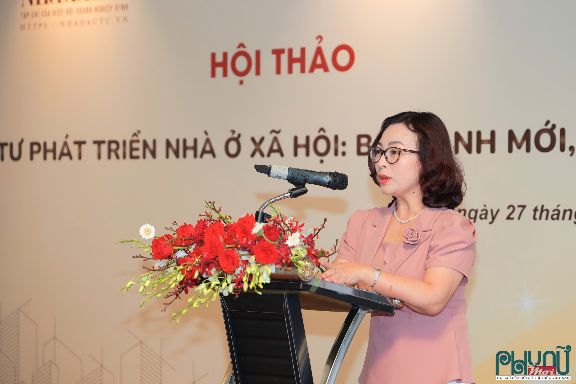 Bà Tống Thị Hạnh - Cục trưởng Cục Quản lý nhà và thị trường bất động sản (Bộ Xây dựng).