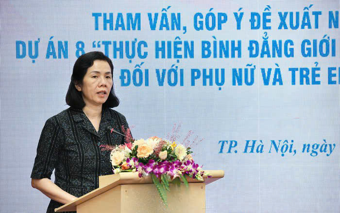 Bà Nguyễn Thị Minh Hương, Phó Chủ tịch Hội LHPN Việt Nam. Ảnh: BPN 