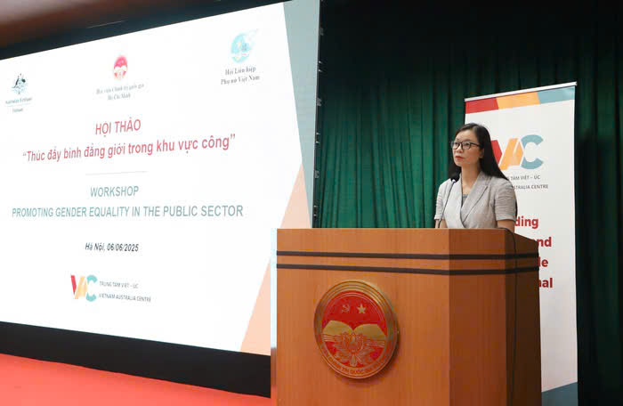 Bà Nguyễn Thị Thu Hiền, Phó Chủ tịch Hội Liên hiệp Phụ nữ Việt Nam. Ảnh: PNVN