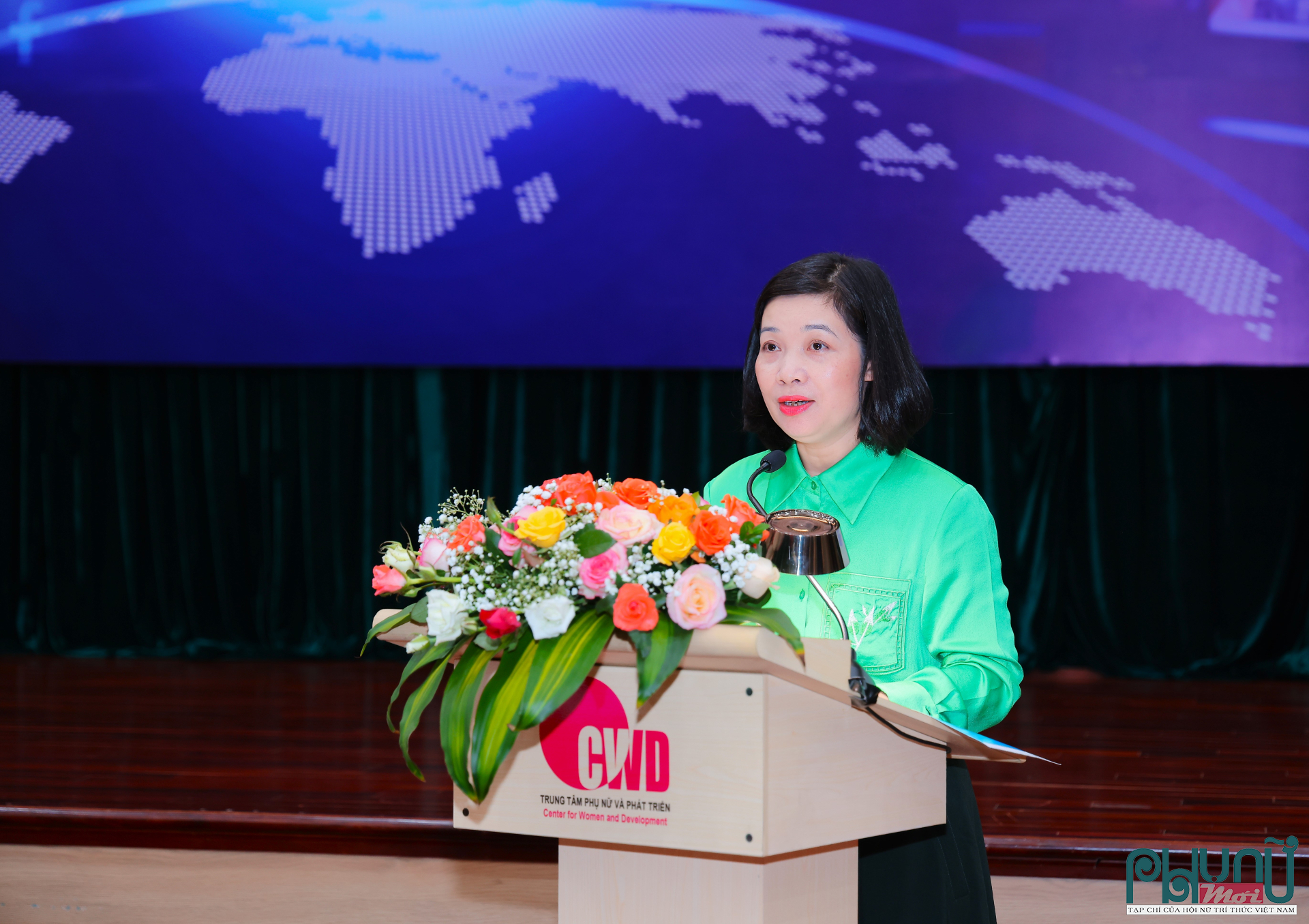 Bà Nguyễn Thị Kim Dung (Trưởng ban Tuyên giáo TƯ Hội LHPN Việt Nam)