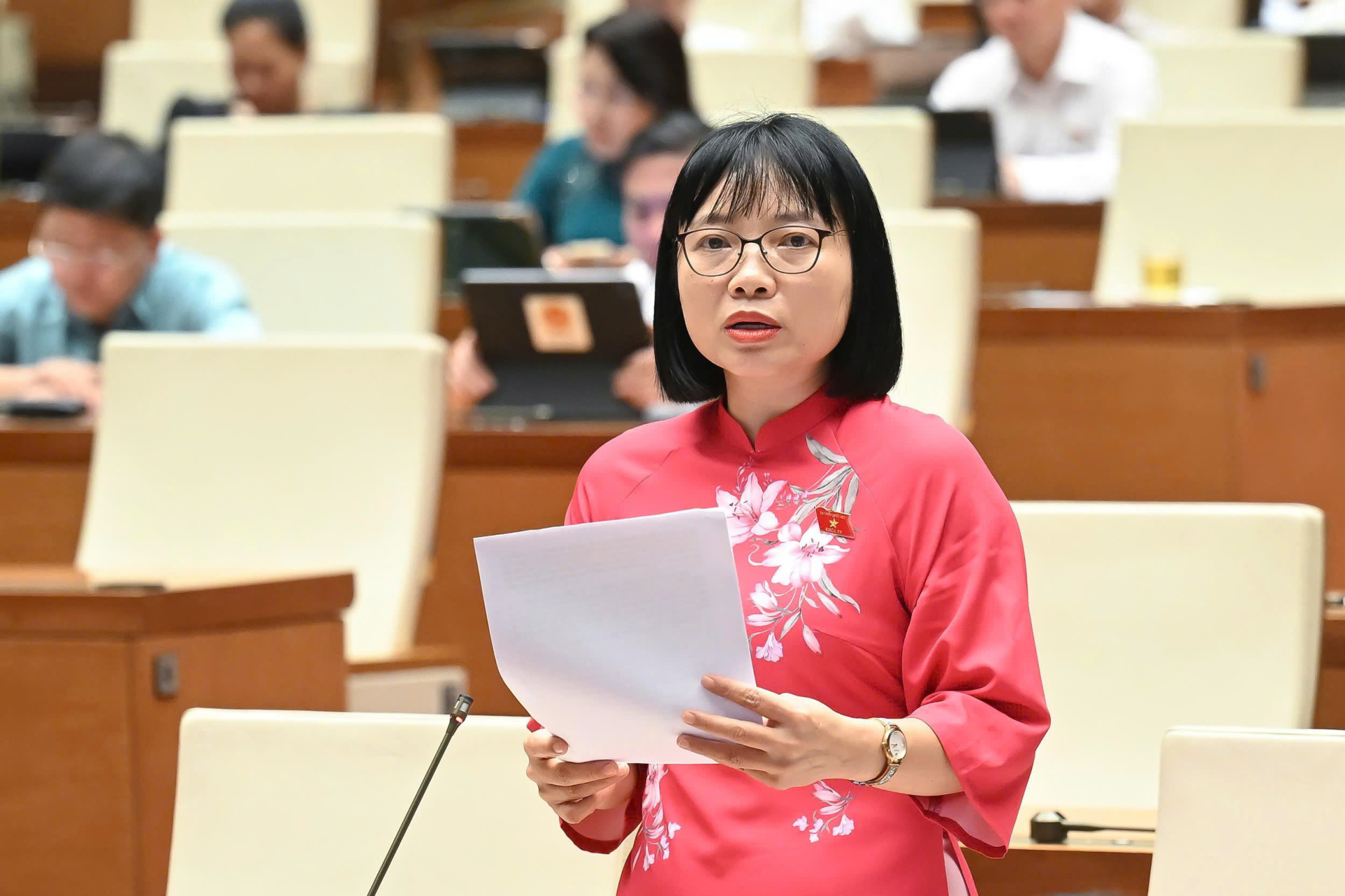 Đại biểu Nguyễn Thị Việt Nga (Đoàn Hải Dương) 