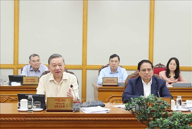 Tổng Bí thư Tô Lâm phát biểu. Ảnh: Thống Nhất/TTXVN