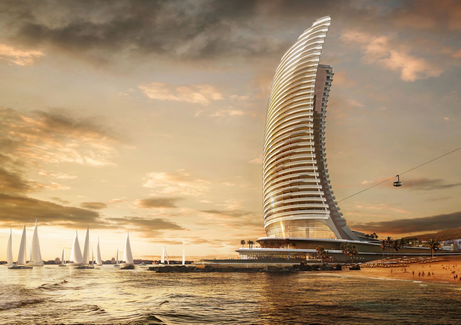 Tòa nhà Khát Vọng - Aspira Tower dự kiến hoàn thành năm 2027 tại Hòn Thơm.