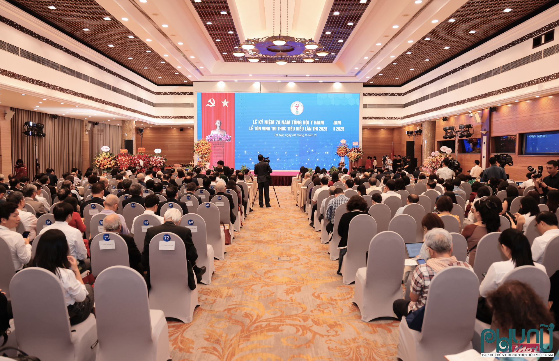 Toàn cảnh Lễ kỷ niệm 70 năm thành lập Tổng hội Y học Việt Nam và tôn vinh 80 trí thức tiêu biểu của Tổng hội lần thứ Tư năm 2025