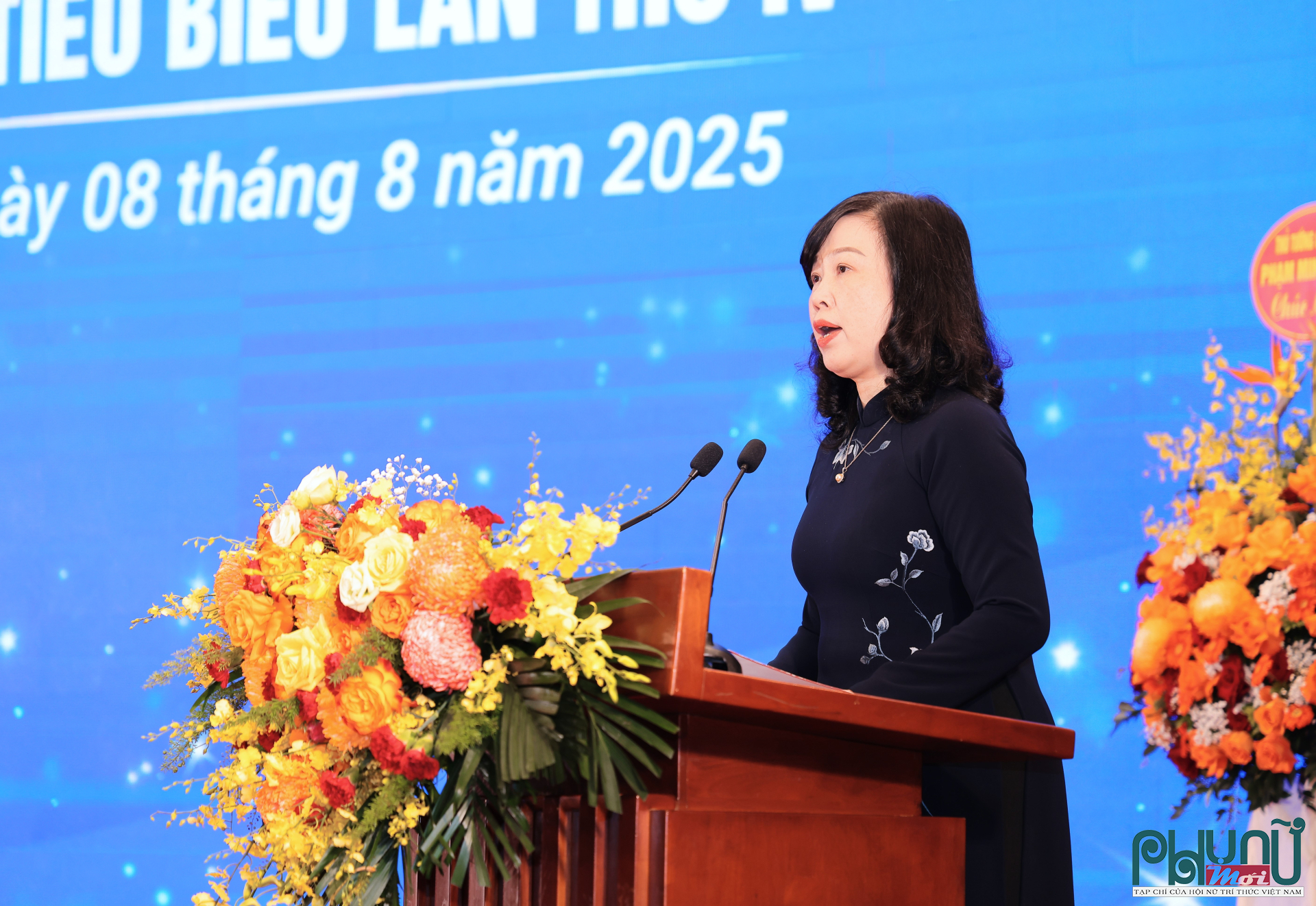 Bộ trưởng Bộ Y tế Đào Hồng Lan phát biểu tại Lễ kỷ niệm 70 năm thành lập Tổng hội Y học Việt Nam và tôn vinh 80 trí thức tiêu biểu của Tổng hội lần thứ Tư năm 2025