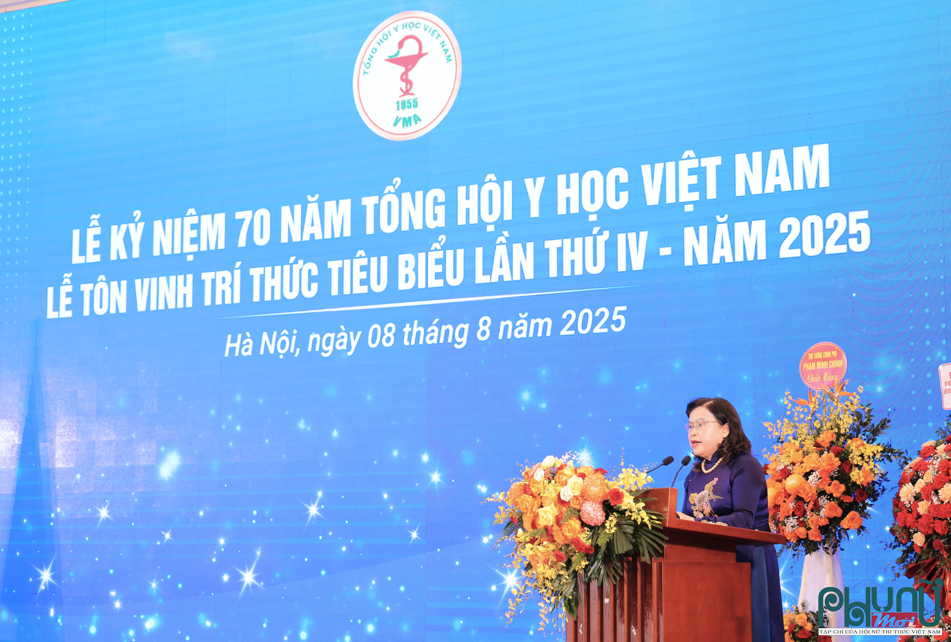 PGS.TS Nguyễn Thị Xuyên, Chủ tịch Tổng hội Y học Việt Nam phát biểu khai mạc 