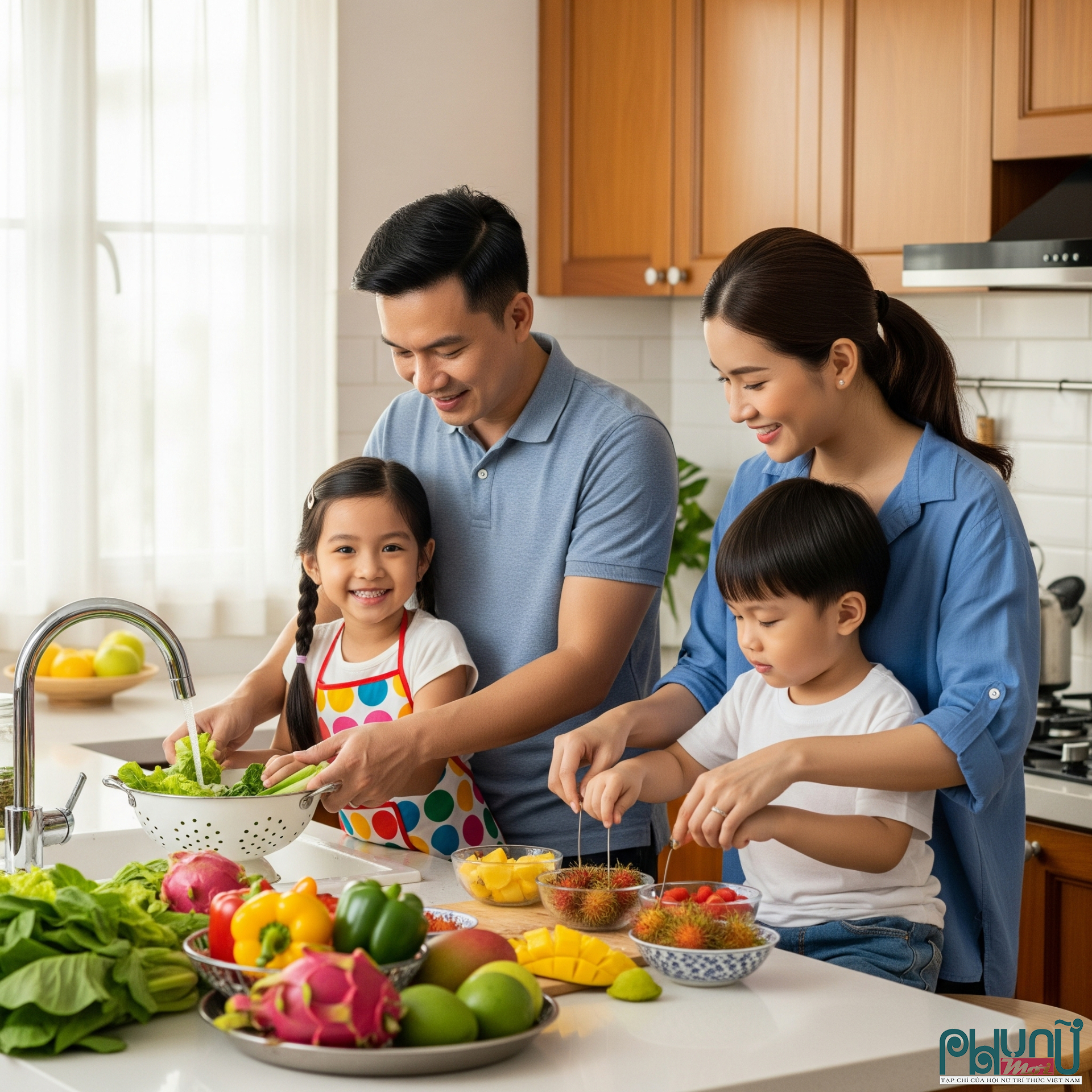 Cha mẹ dạy con thiết lập nền tảng cho một cuộc sống khỏe mạnh