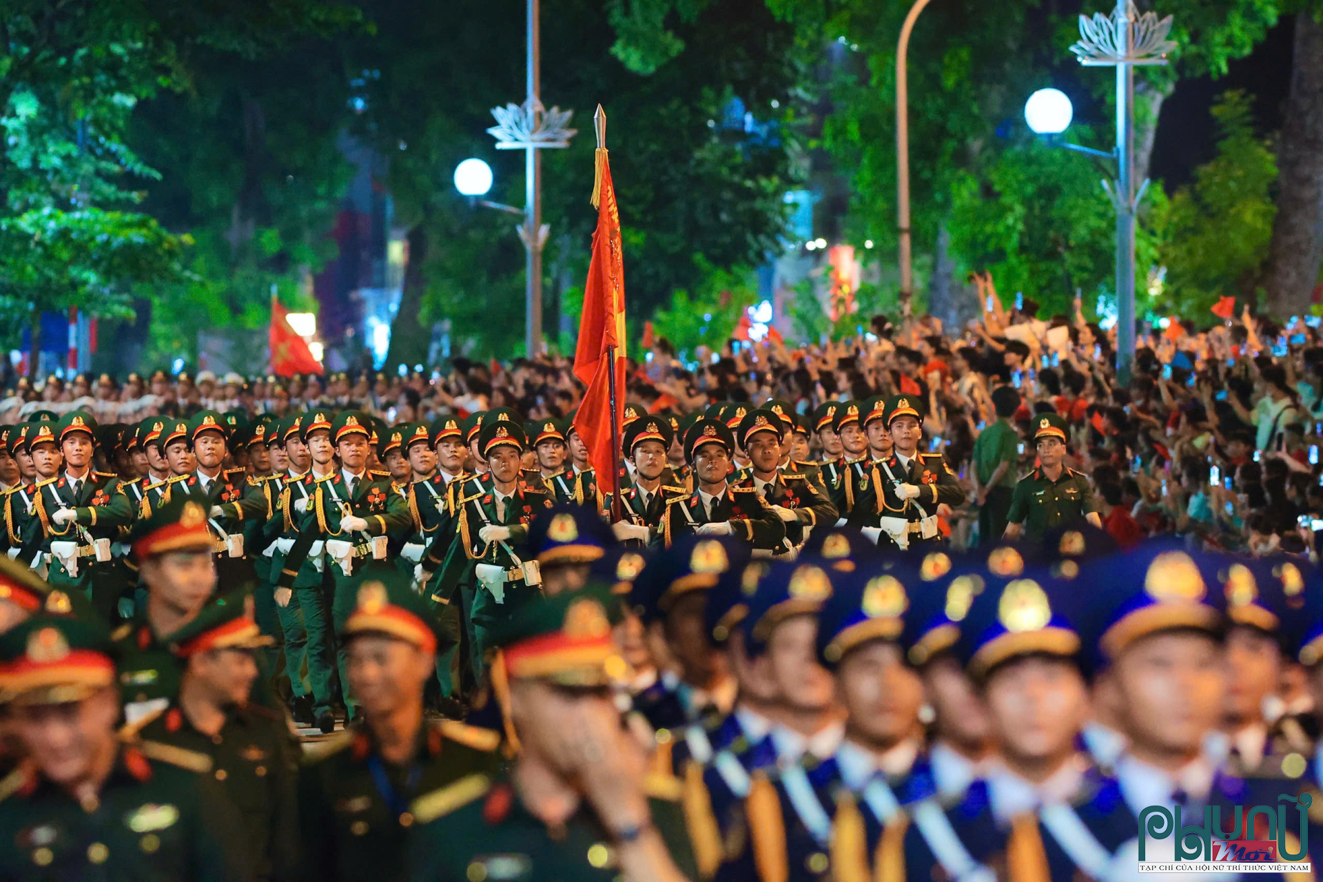 Tổng hợp luyện diễu binh, diễu hành tại Quảng trường Ba Đình chuẩn bị cho ngày lễ trọng đại